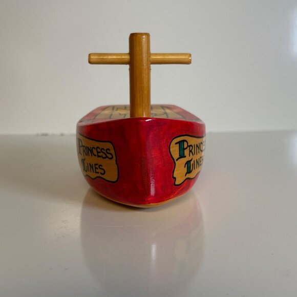 Worlds Greatest Bath Boats PRINCESS LINES 2012 Handmade Wooden Toy Dana McDill - Picture 6 of 8